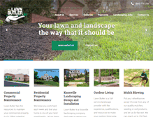 Tablet Screenshot of lawnbutler.com